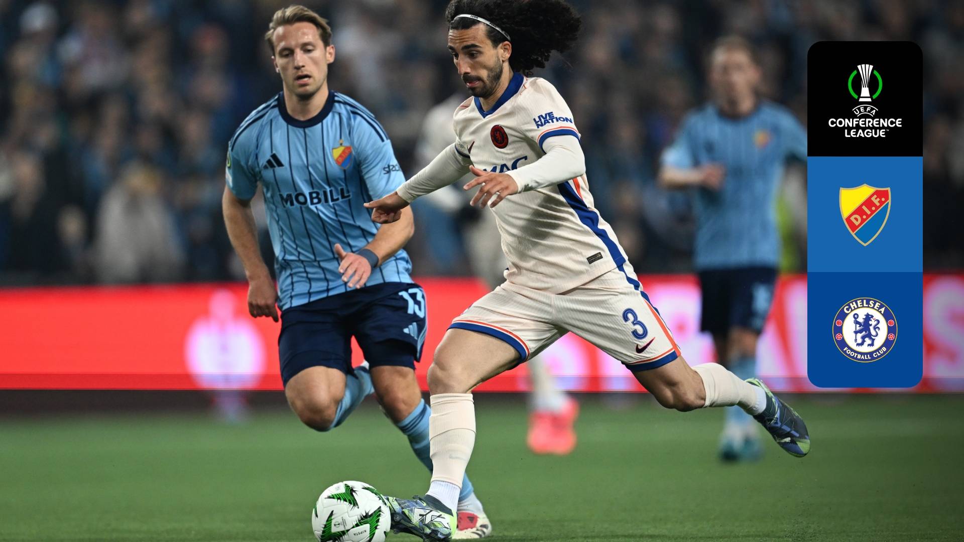 Djurgarden vs Chelsea mendominasi temp